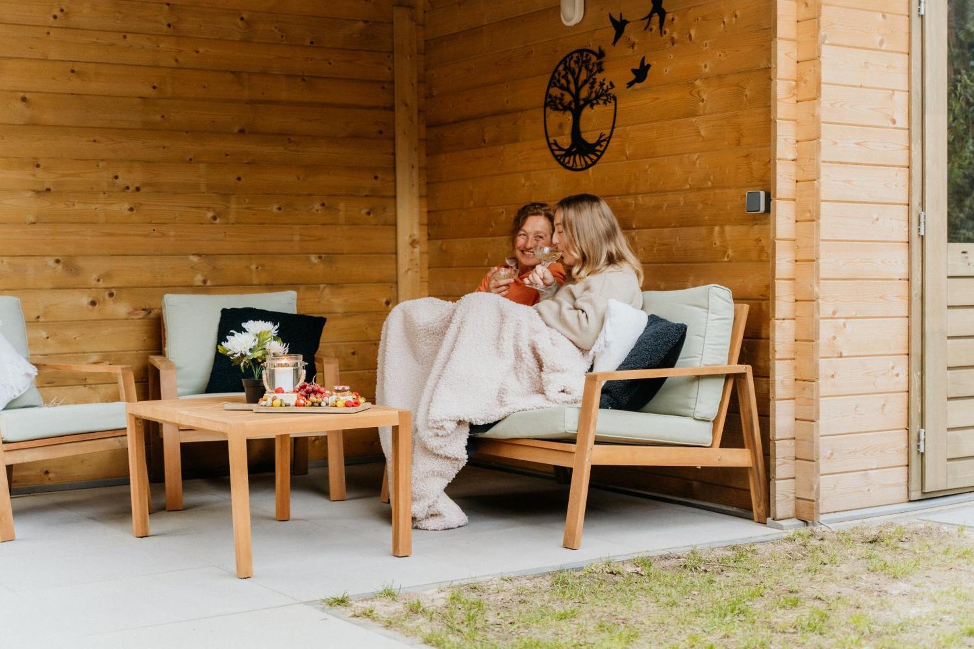 Romantisch Wellness Boshuisje Met Sauna & Hottub Meijel Exteriér fotografie